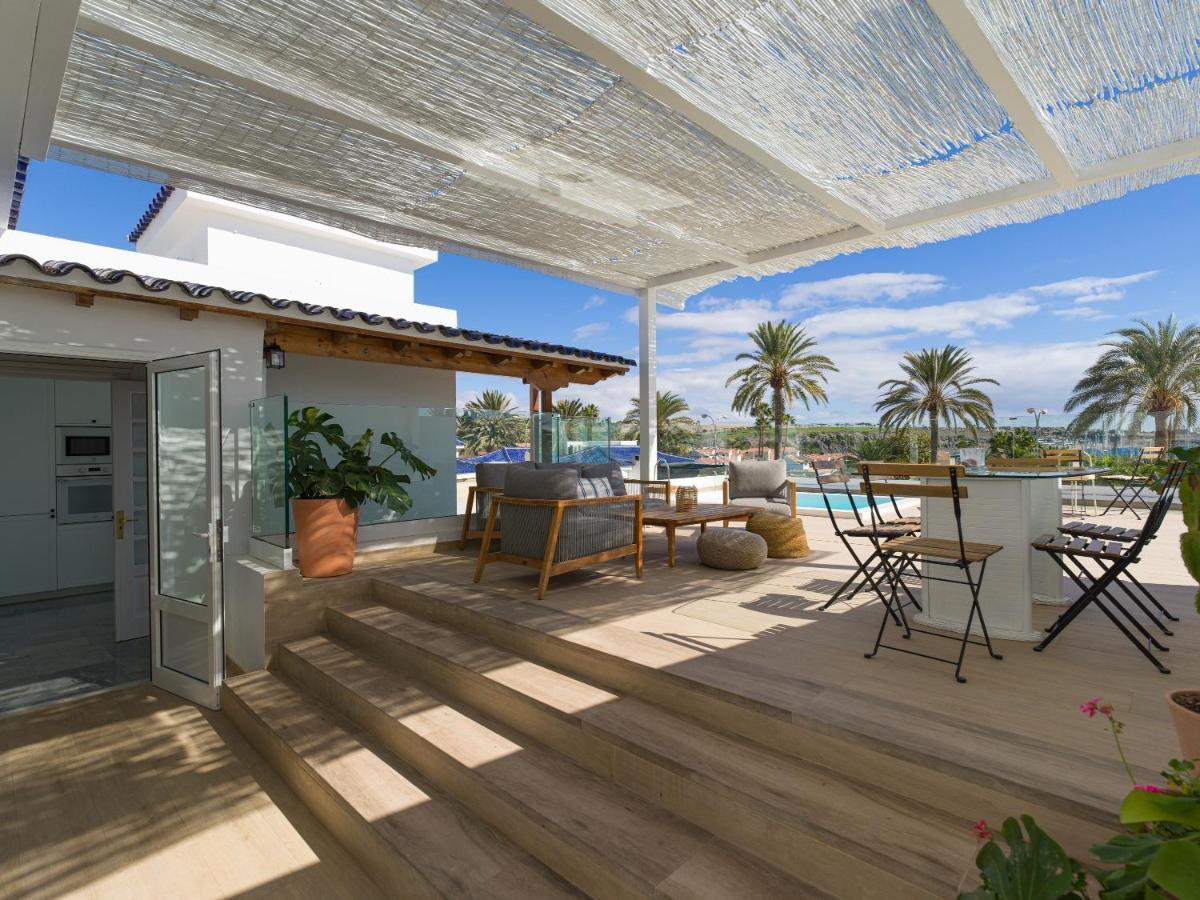 Pasitoblanco Porto Mare 45 Seaview Villa Private Heated Pool Pasito Blanco Ngoại thất bức ảnh